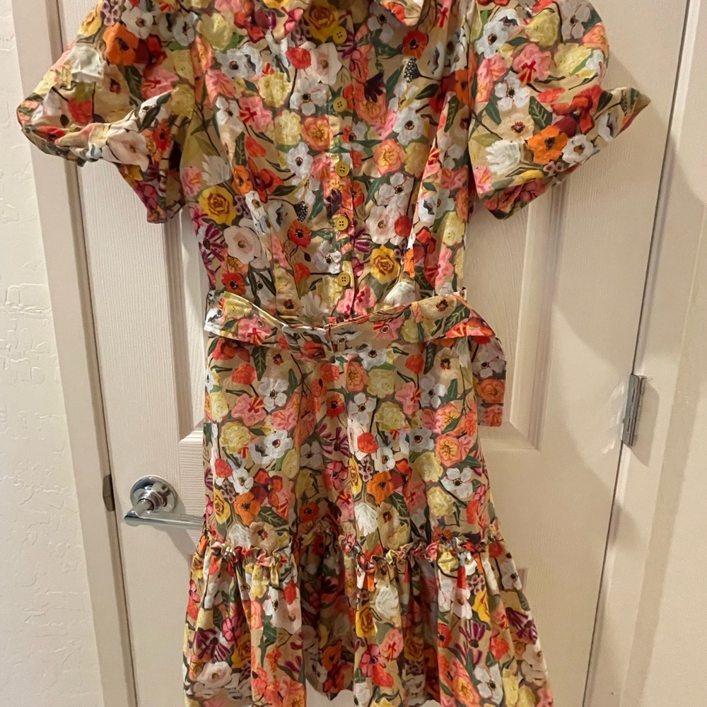 Ivy City Co Floral Midi Dress - Multicolor